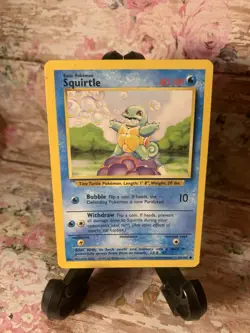 Squirtle - 63/102 - Base Set - Pokemon Card - HP TCG Vntg - Image 1