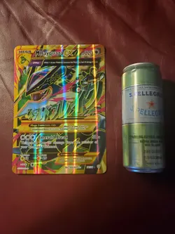 Pokemon Mega Rayquaza EX 098/098 Jumbo Cards Holo Oversized - Image 2