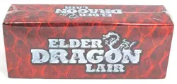 Elder Dragon Lair Card Storage Box, 2 d10 Dice and Sleeves (100ct) - Red Legion - Image 1