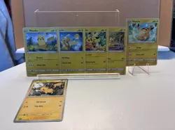 Pokemon TCG Pikachu Promo Card Lot Pokemon GO Set 5 Cards 025/078-027/078 - Image 1