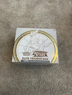 OPENED Brilliant Stars Elite Trainer Card Storage Box (ETB) no packs 820650870125 - Image 1