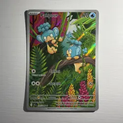 Pokemon Card TCG - Panpour 101/086 Illustration Rare Black Bolt Near Mint - Image 1
