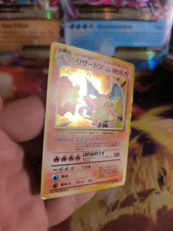 Pokemon Karte Card Charizard Glurak Expansion Base Set Holo Wotc japanese Exc - Image 3