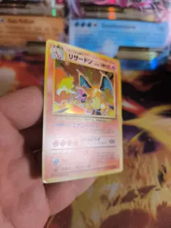 Pokemon Karte Card Charizard Glurak Expansion Base Set Holo Wotc japanese Exc - Image 5