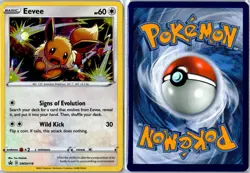 Pokemon Card - Eevee SWSH118 Sword & Shield Promo Cosmo Holo Near Mint - Image 3