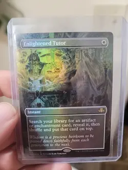 Enlightened Tutor (Borderless) Dominaria Remastered Foil - Image 1