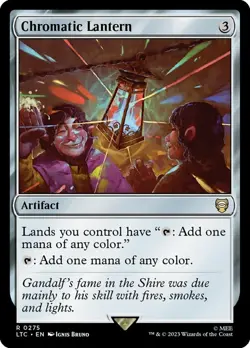 Chromatic Lantern Light Play, English Magic the Gathering MTG Commander: The lor - Image 1