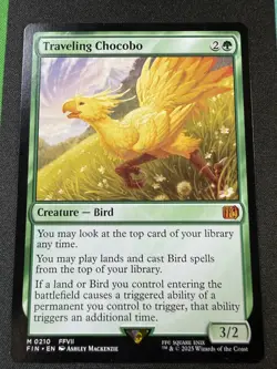 MTG Traveling Chocobo #0210 Final Fantasy Non-foil - Image 1