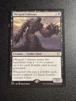 MAGIC DIREGRAF COLOSSUS 112 COMMANDER: INNISTRAD: MIDNIGHT HUNT NM - Image 1