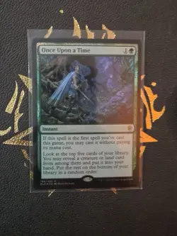 Magic The Gathering, Once Upon a Time, Throne of Eldraine, Foil - Image 1