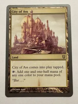 MTG City of Ass Unhinged near mint - Image 1