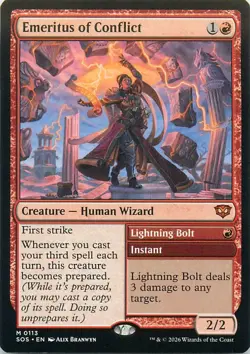 Emeritus of Conflict - M113 - MTG - Secrets of Strixhaven (SOS) - Image 1