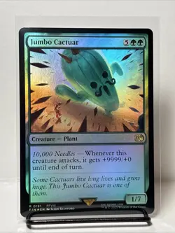 Jumbo Cactuar (Foil) Final Fantasy 0191 Rare MTG - Image 1