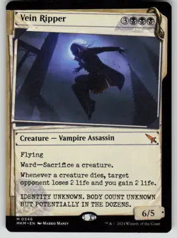 Vein Ripper (Showcase) Mythic Murders at Karlov Manor 346 MTG Near Mint 2024 - Image 1