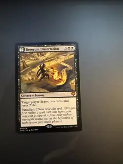 Decorum Dissertation - Secrets of Strixhaven - MtG - NM - Image 1