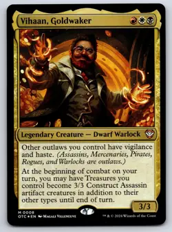 Vihaan, Goldwaker 8 Commander: Outlaws of Thunder Junction MTG Foil NM - Image 1