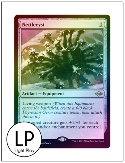 1x Nettlecyst, Foil, Magic the Gathering MTG LP Light Play - Image 1