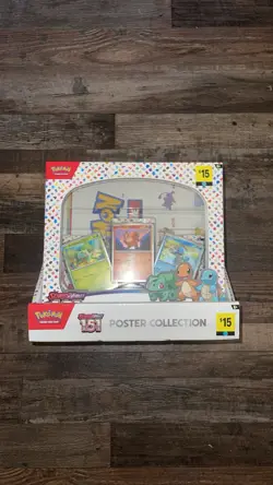 Pokemon 151 Poster Collection Box *Factory Sealed* - Image 1