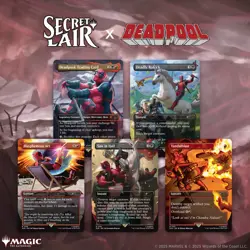 Magic: the Gathering Secret Lair x Marvel's Deadpool: Non-Foil Edition SEALED - Image 1