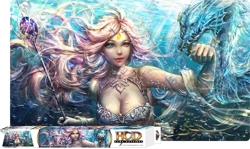 Siren of the Seas Playmat Game Plus Products / HCD GAMING SUPPLY BRAND NEW - Image 1