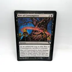 Rite of Consumption 76 Common Shadowmoor Magic: The Gathering Lightly Played - Image 1