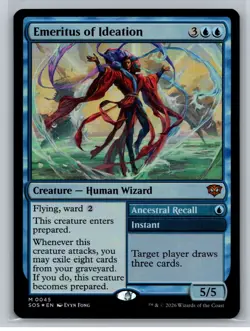 MTG - Secrets of Strixhaven #45 Emeritus of Ideation FOIL Mythic - Image 1
