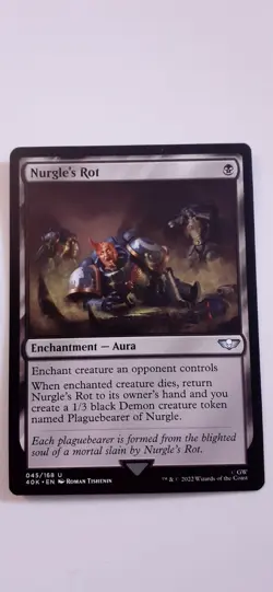 Nurgle's Rot Magic the Gathering Warhammer 40,000 (40K) Magic MTG - Image 1