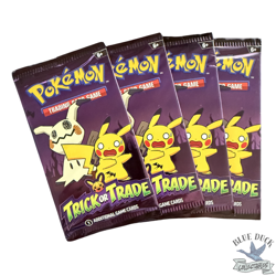 2023 Pokemon TCG Trick or Trade - Halloween Booster Packs - Set of 4 - Sealed - Image 1