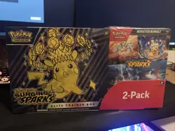 Pokemon Surging Sparks Elite Trainer Box + Booster Bundle - Image 1