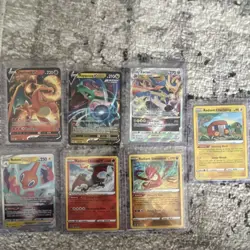 Pokemon TCG Card Lot - Charizard, Rayquaza, Zacian + more - Image 1