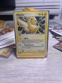 2003 Pokemon Pikachu 012 Black Star Promo Holo LP - Image 1