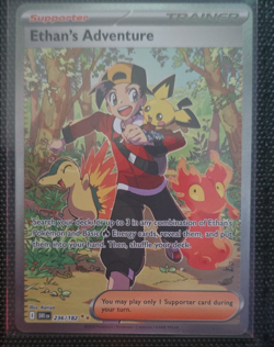 Pokemon Ethan's Adventure Special Illustration Rare Holo Sv10 236/182 English - Image 1