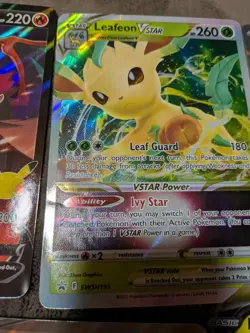 Lot of 9 Pokemon Jumbo TCG Cards Bundle lances Charizard Dark Sylveon Pikachu V - Image 2