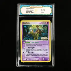 TQG 8.5 NM-MT+ 2006 Pokemon ENG Girafarig #EX-LM 16/92 R - Image 2