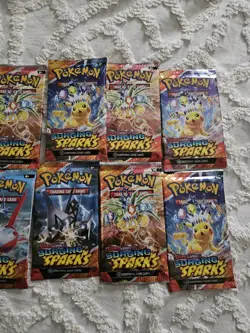 Pokemon TCG : Surging Sparks Booster Packs (Random Artwork, Lot of 10) Vending - Image 3