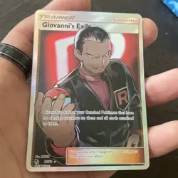 Giovanni's Exile 67/68 Hidden Fates Ultra Rare Full Art Pokemon - Image 2