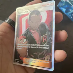 Giovanni's Exile 67/68 Hidden Fates Ultra Rare Full Art Pokemon - Image 3