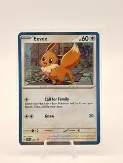 Eevee SVP200 Black Star Cosmos Holo Promo Destined Rivals Pokemon NM+ SWIRL - Image 1