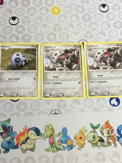 D615 POKEMON TCG 2007 MYSTERIOUS TREASURES ARON LAIRON MP - Image 1