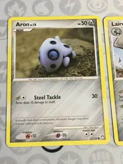 D615 POKEMON TCG 2007 MYSTERIOUS TREASURES ARON LAIRON MP - Image 2