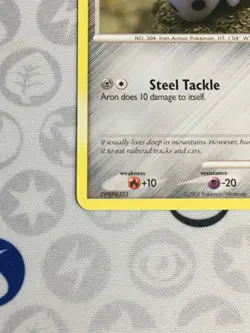 D615 POKEMON TCG 2007 MYSTERIOUS TREASURES ARON LAIRON MP - Image 4