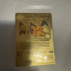 Pokemon Charizard golden foil Fan Art..!!! - Image 1