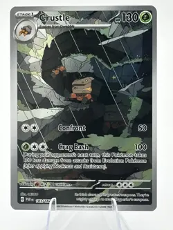 Crustle Illustration Rare 183/182 SV04: Paradox Rift Pokemon - Image 1