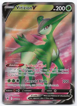 Pokemon TCG Virizion V 164/189 Astral Radiance Playset NM - Image 1