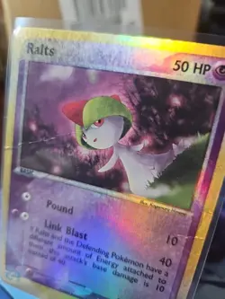 Ralts Reverse Holo #68 Pokemon Ruby And Sapphire Heavily Damaged - Image 4