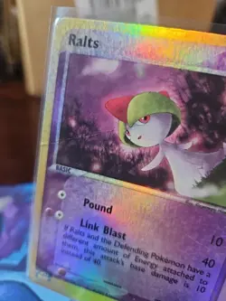 Ralts Reverse Holo #68 Pokemon Ruby And Sapphire Heavily Damaged - Image 5