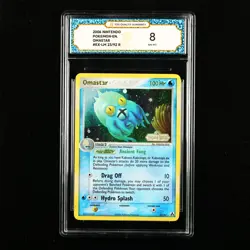 TQG 8 NM-MT 2006 Pokemon ENG Omastar #EX-LM 23/92 R - Image 1