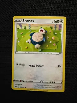 Snorlax 109/159 Rare Crown Zenith Pokemon Near Mint - Image 1