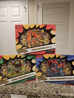 Pokemon TCG Ascended Heroes Ex Box Set of 3 NEW & Sealed Lot - Image 1