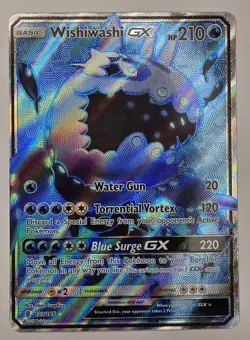 Wishiwashi GX (Full Art) 133/145 SM - Guardians Rising Ultra Rare Pokemon - Image 1